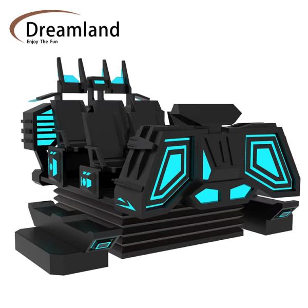 VR Cinema exterior showing modern design and seating arrangement