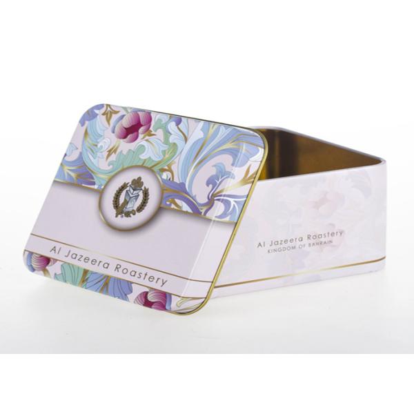 Vintage Square Tin Cans Cookie Packaging