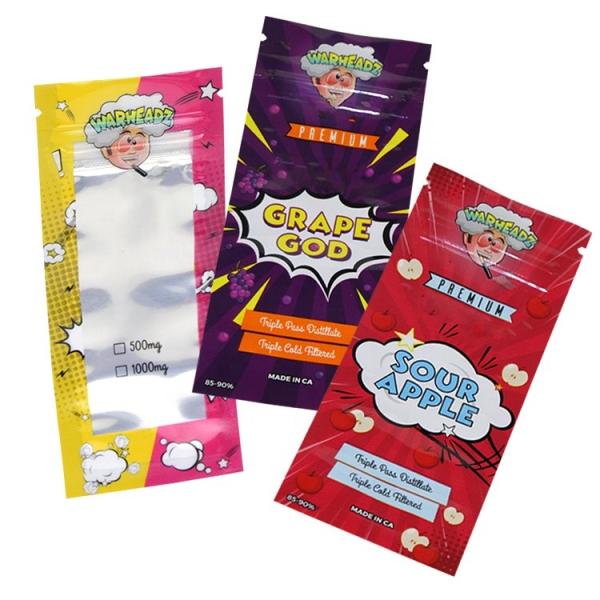 Custom Printing Mylar Aluminum Foil Plastic Bags for Candy Pack