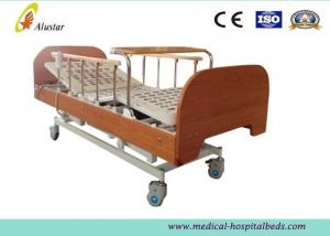China Three-function Electric Medical Hospital Beds , Home Care Bed with Bumper Dinning Table (ALS-HE003) on sale