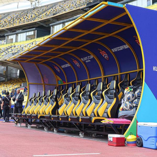 Customized Logo Availabled LDK Professional Soccer Bench Seats Portable Football Shelter Aluminium Durable Soccer Team Shelter