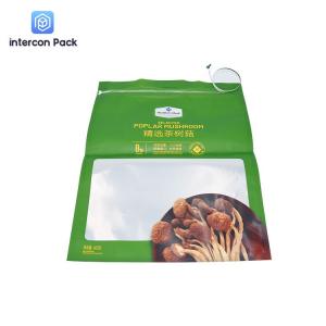 China Aluminum Plated Zipper Packaging Bags Upright For Mushroom Hazelnut Nut on sale