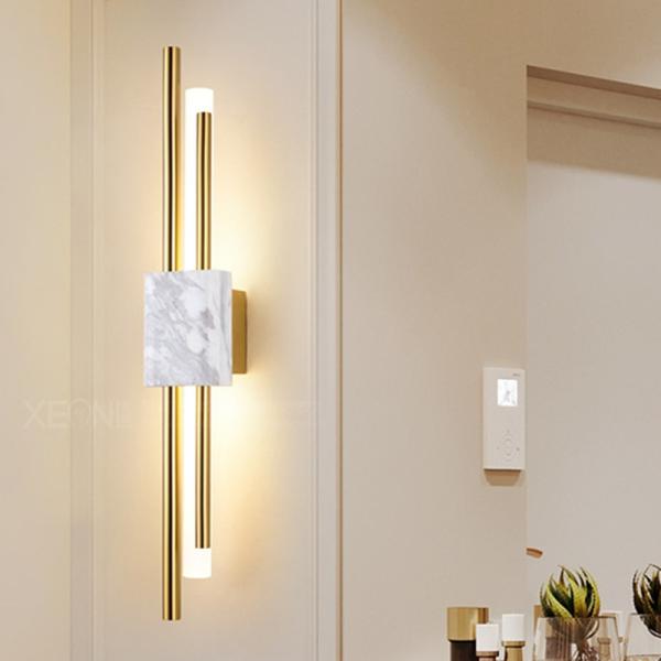 Marble Wall Lamp Modern Led Wall Lamps For Living Room Bedroom Loft Decor Home Bedside Wall Light (WH-OR-103)