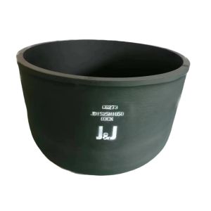 Quality Metal Melting Oval Crucible Silicon Carbide Graphite High Thermal Conductivity for sale