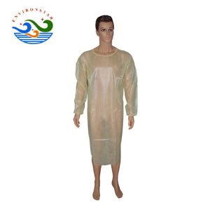 Quality Wear Resisting Yellow Disposable Isolation Gowns For Food Industry for sale