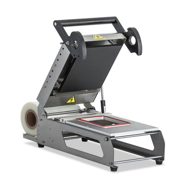 Customizable Manual Edge Cutting Sealer Machine FR230A with Adjustable Temperature Control and Ergonomic Handle for Food Trays