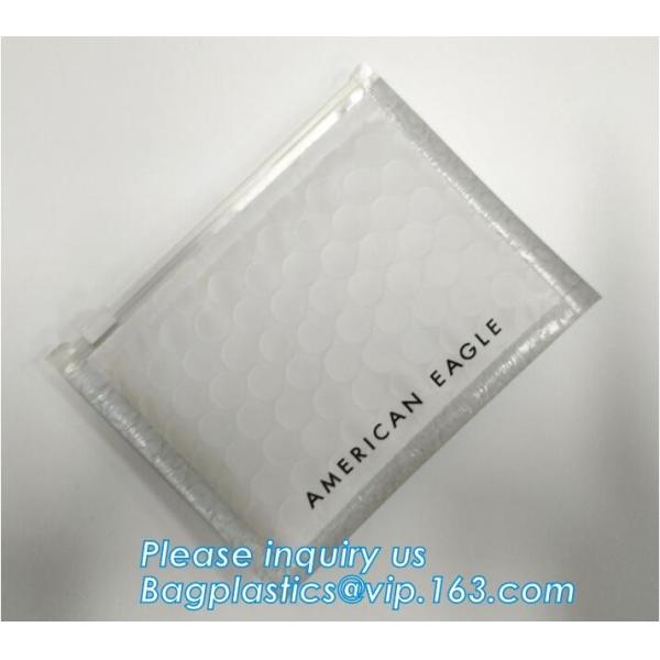 Wholesale Lip Stick Matt Black Cosmetic Zipper Bag,Made of strong PE film with barrier bubble lining.bagease bagplastics
