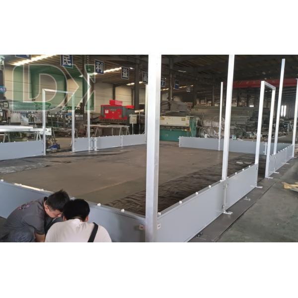 Composite Board White Soccer Cage Outdoor Football Pitch Field Soccer Panna