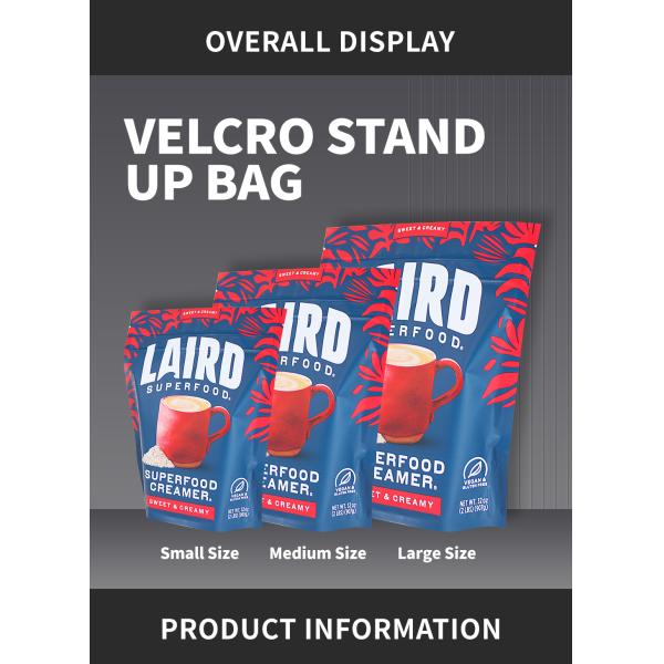 Multi-colors Printed Ziplock Aluminium Foil Food Packaging Stand up Pouch Bags With Custom Design for Instant Drink Powder Food