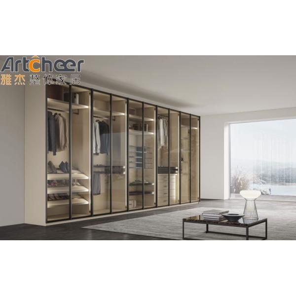 Aluminium Profile Walk In Wardrobe Closet The Ideal Choice for Modern Bedroom Furniture Design