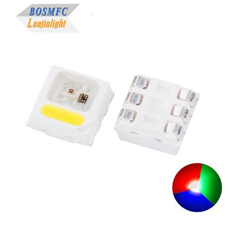 Buy High Brightness 3535 RGBW Multi Color SMD LED SK6812 WS2812B IC Built In Addressable Digital RGBWW LED Chip at wholesale prices