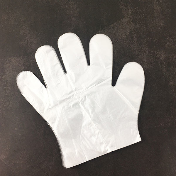 Restaurant Disposable Poly Gloves / Protective Disposable HDPE Food Contact