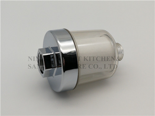 plastic material chrome plating shower head top shower PP filter