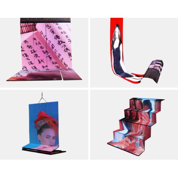 Black Hire LED Screen P6 1R1G1B 16 Pcs RGB LED Panel 32x32 Pixels 8M View Distance