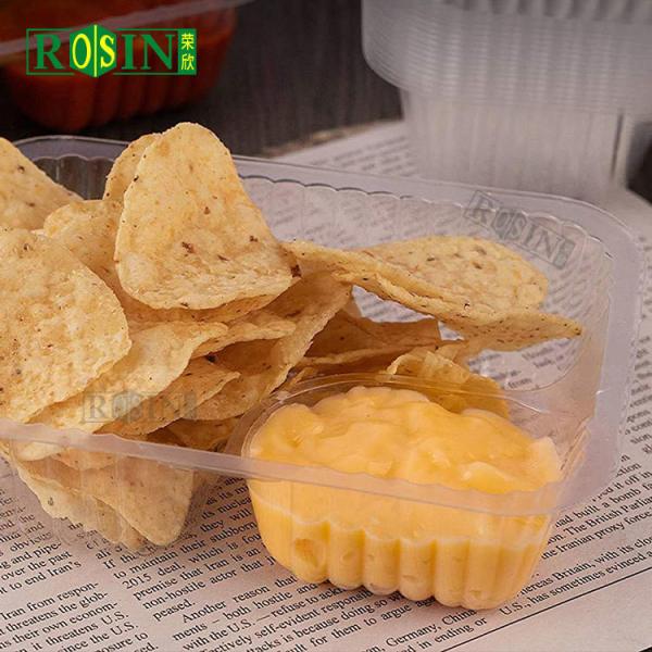 Custom Transparent Biscuit Packing Tray For Potato Chips And Cheese Crisps
