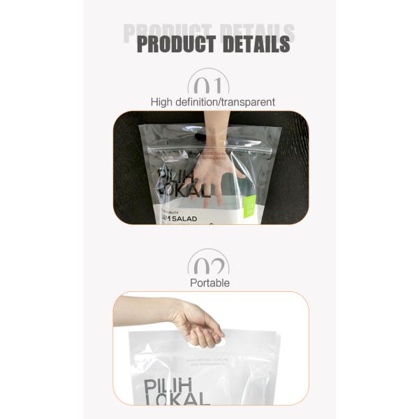 500g Vegetables Resealable Stand Up Pouch Bags Dry Fruits Packaging Pouch Zipper Top