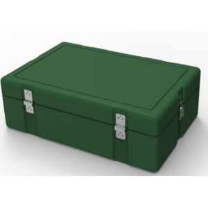 LLDPE Plastic Turnover Box Rotoplastic Mold Green Plastic Tool Box
