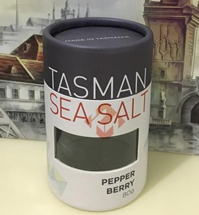 Lightweight Paper Tube Box Packaging Sea Salt Round Paper Tube Box For Kitchen