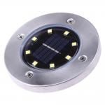 1.2V 8pcs Solar Powered LED Ground Lights For Driveways And Gardens