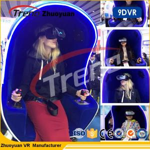 720 Degree Immersion Helmet 9D Virtual Reality Simulator Chair For Shopping Mall