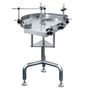 Quality Semi Automatic Bottle Turntable Machine Rotary Unscrambling Table for sale