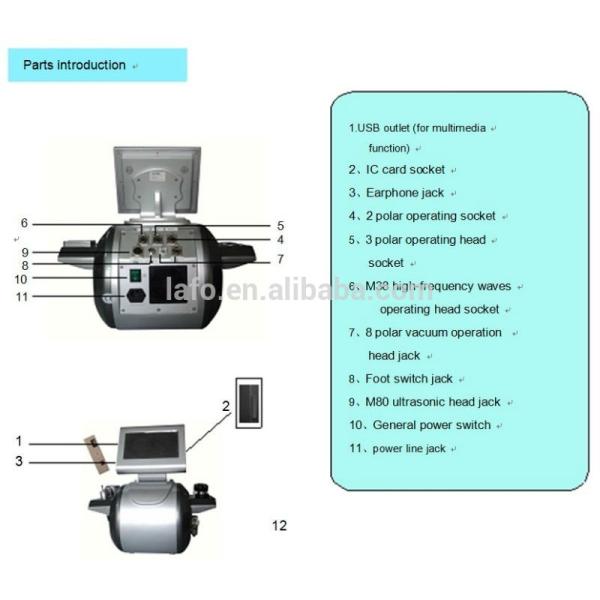 HOTTEST!!! 6 IN 1 Professional Ultrasonic RF Vacuum Cavitation Machine