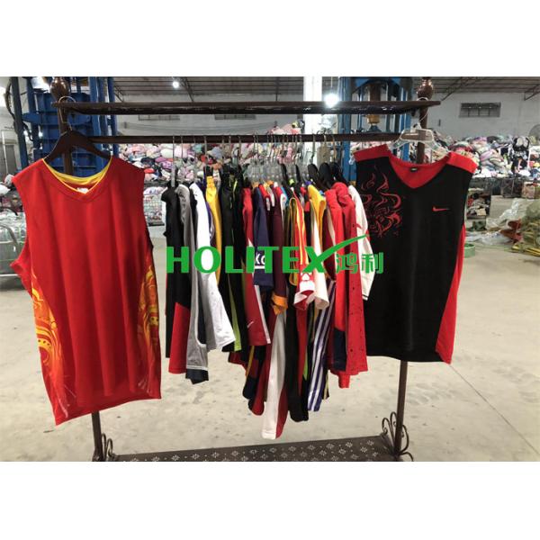 Fashionable Used Summer Clothes Polyester Material American Style Jersey