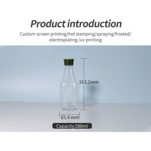 Sealing Type Cosmetic PET Bottle Customized Empty Hand Sanitizer Bottles With Filp Cap