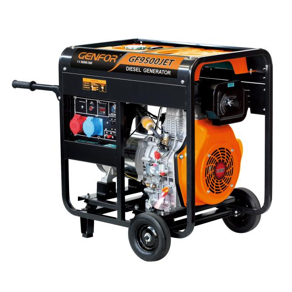 110 - 240V Small Diesel Generator , Genset Power Machine DC Fuse Protection