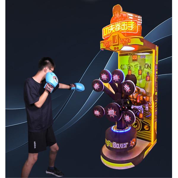 2000W Boxing Arcade Machine Coin pusher Multiple Goals Boxer Punch Game