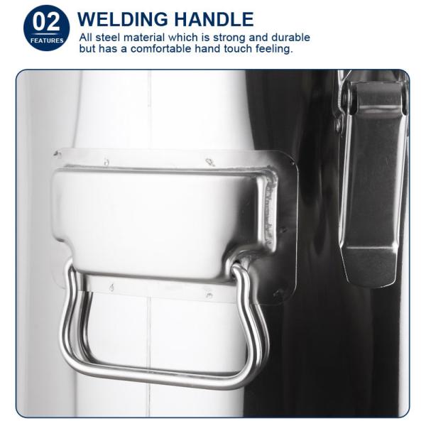 Big Capacity Stainless Steel Milking Machine Bucket Transport Insulation With Lid