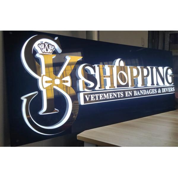 Coffee Shop Logo Circle Cafe Sign Advertising Letter Light Brand Acrylic Name Board Led Sign Custom Light 3D Led Lights up Signs