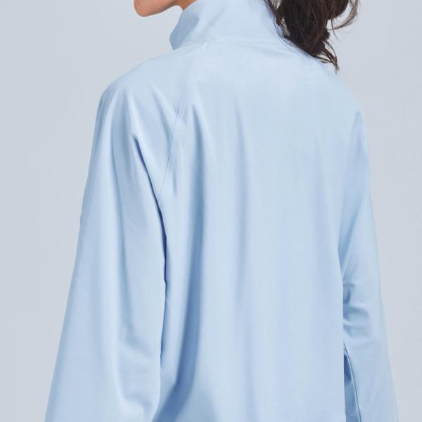 Equestrian Long Sleeve Horse Riding Tops High Neck Lock Zipper 4 Colors