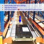 Automated Retrieval High Density Storage Radio Shuttle Pallet Rack for Warehouse