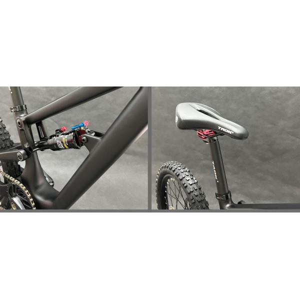 Full Suspension Carbon Mountain Bike 10 Speed Shimano Groupset For Kids