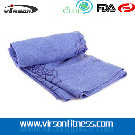 Contrast color yoga towel,non-slip Yoga Towel,microfiber yoga towel