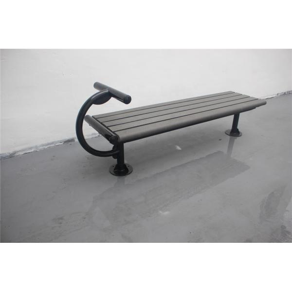Outdoor Recycled Plastic Backless Bench For Playground Sit Up Workout