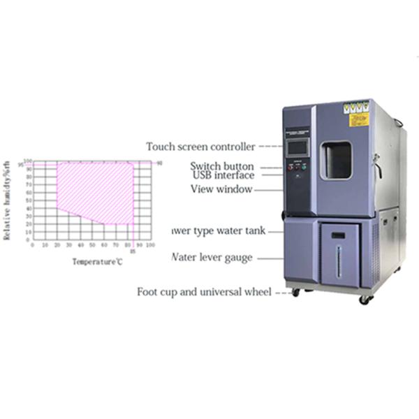 LCD Touch Climatic Temperature Humidity Environment Test Chamber