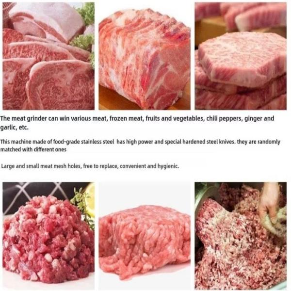 4kw High Output Meat Mincer Machine For Industrial Food Factories