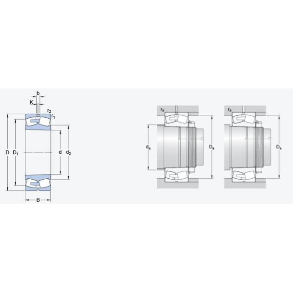 232/500 CAK/W33 + OH 32/500 H Super Stainless Steel Roller Bearings , Spherical Thrust Bearing