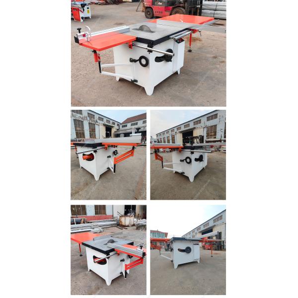 Woodworking Circular Table Saw with Sliding Table Accuracy Universal Tilting Saw