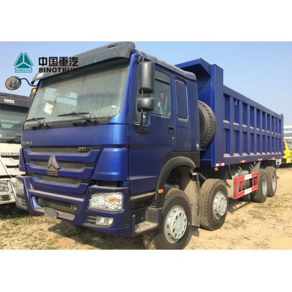 Euro 2 371HP Heavy Load Truck 8x4 12 Tyre Front Lifting HOWO Tipper Truck