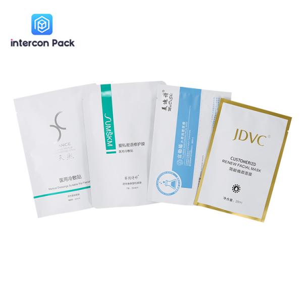 Environmentally Friendly Facial Mask Bags Polyester Film Pasteurization Resistance