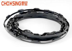 Quality Black Color Plastic Clip Strips Efficient For Connecting Zig Zag Spring / Frame for sale