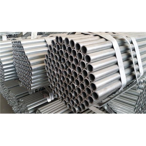 Construction Material ASTM A53 Schedule 40 Galvanized Steel Pipe , GI Steel Tubes Zn Coating 60-400g/M2