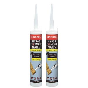 Quality Cream Color High Tack Adhesive , Silicone Glue For Wood Moisture Resistant for sale