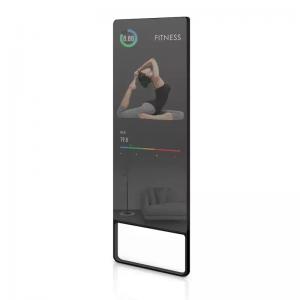 China Floor Standing Smart Fitness Mirror , Full Body Workout Mirror 500 Nits 1920×1080 on sale