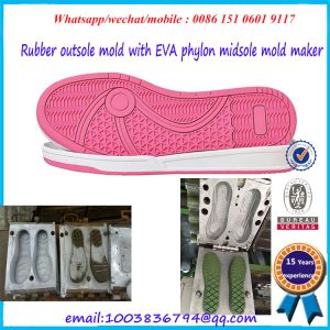 Sports Shoes Outsole Mold Aluminium / Steel Structure Rust Proof