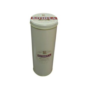 Quality Wholesale Premium round wine tin with step for lid for sale