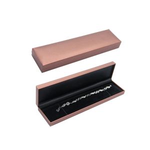 Handmade Recycled Cardboard Jewelry Boxes Bracelet Packaging Box Simple Design